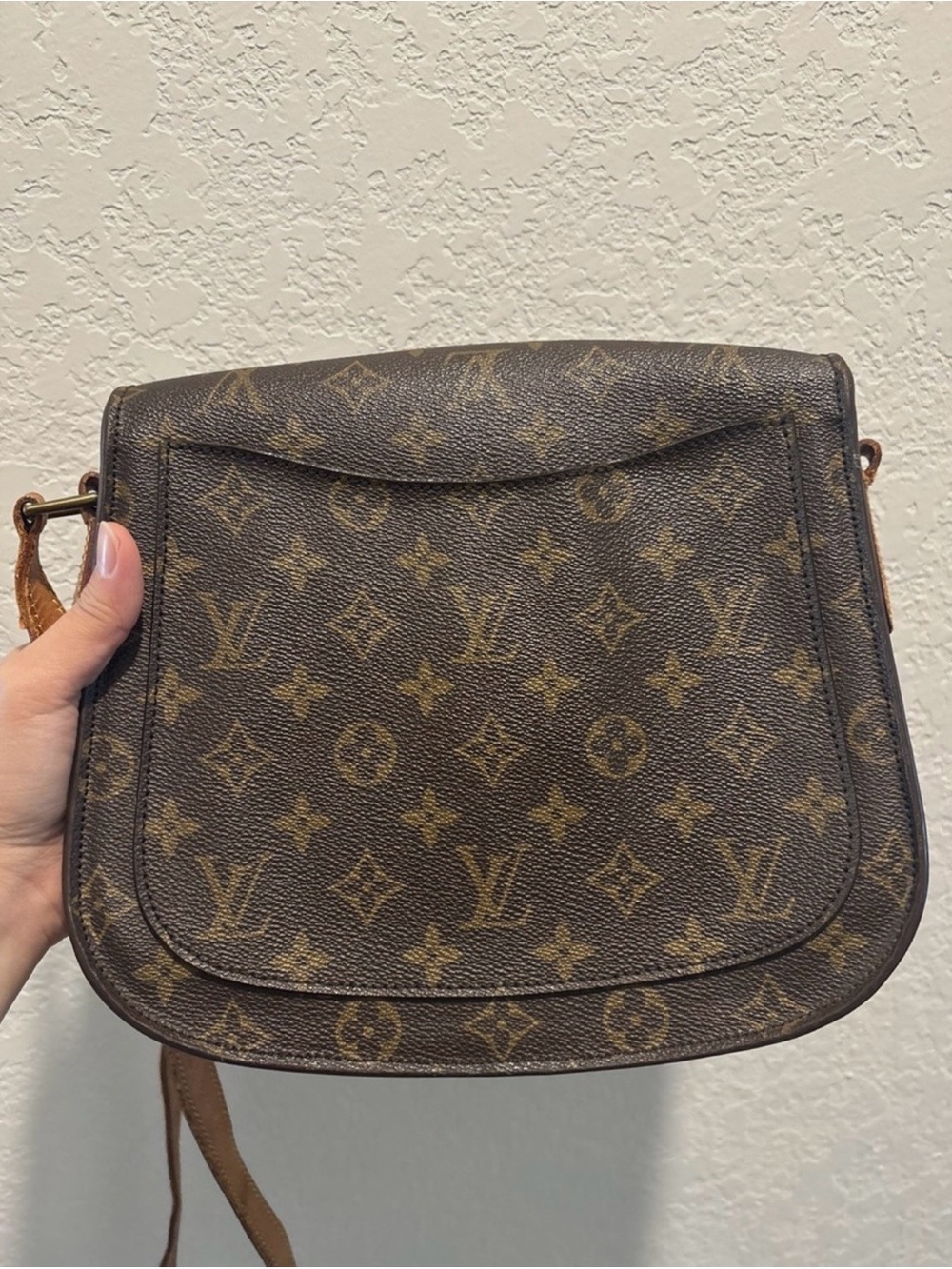 Louis Vuitton GM Saint Cloud Brown Monogram Crossbody Bag - Picture 5 of 14